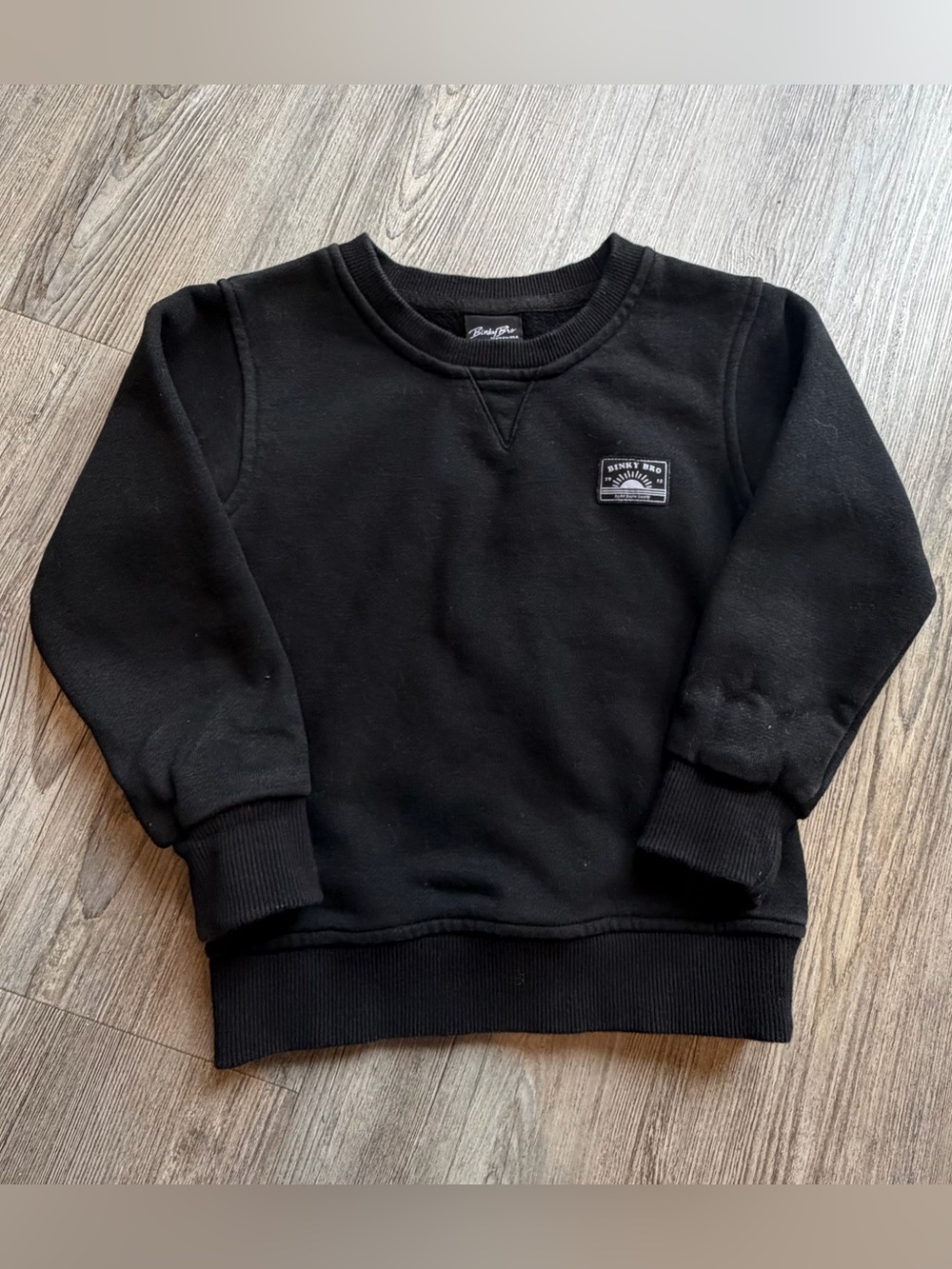 Binky Bro Black Crewneck